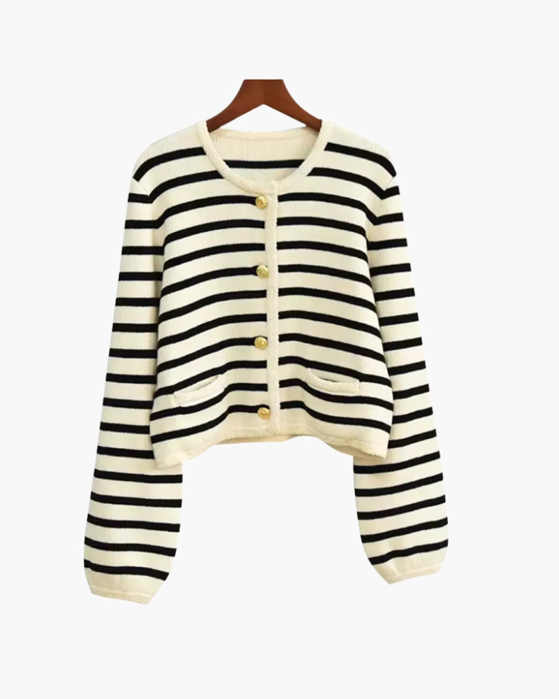 Premium Striped Wool Vest — Avelmontis