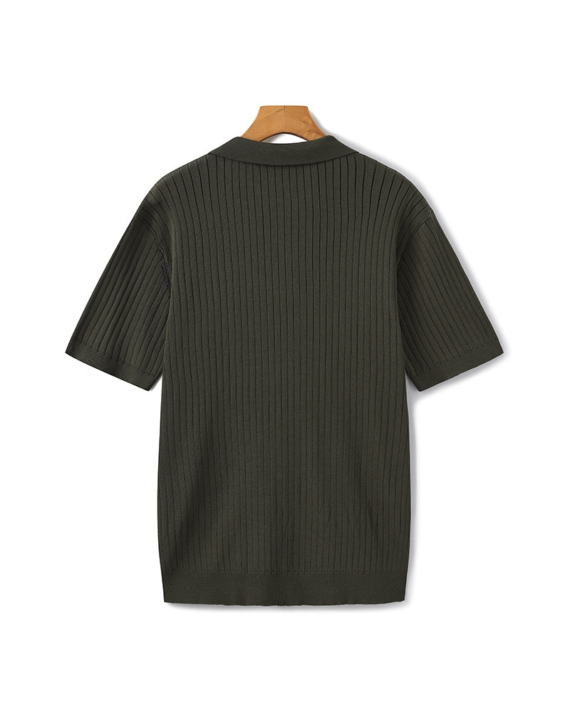 Premium Ribbed Polo - Montierri