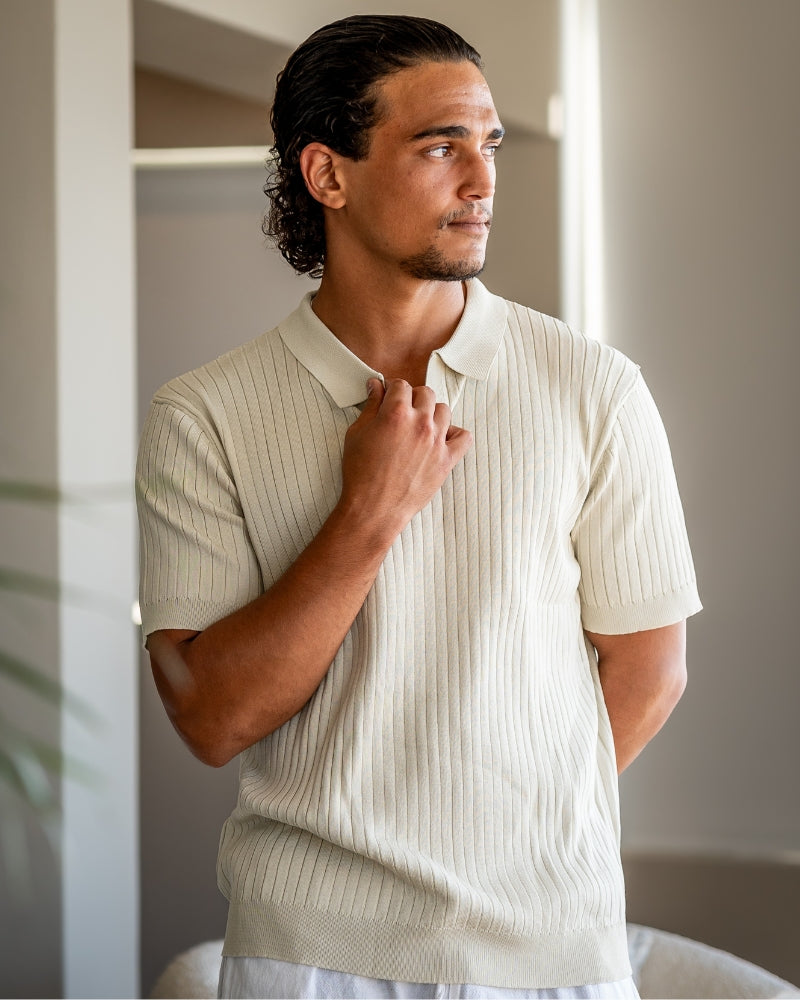 Premium Ribbed Polo — Avelmontis