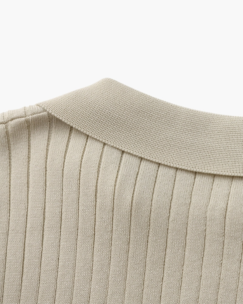 Premium Ribbed Polo — Avelmontis
