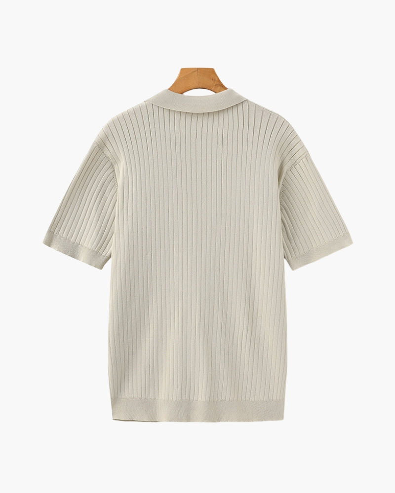 Premium Ribbed Polo — Avelmontis