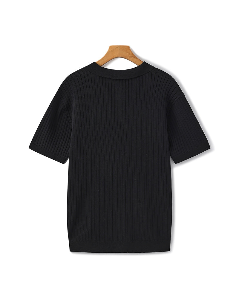 Premium Ribbed Polo — Avelmontis
