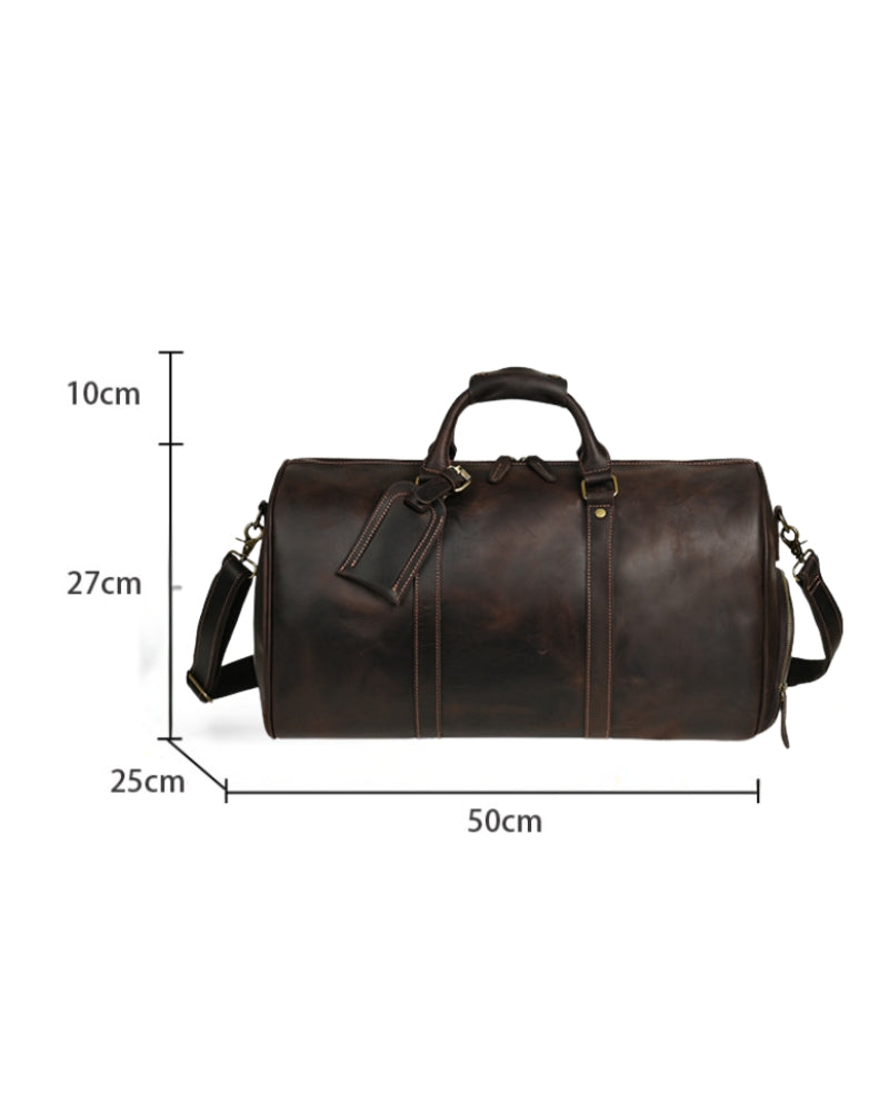 Montague Leather Duffle — Avelmontis