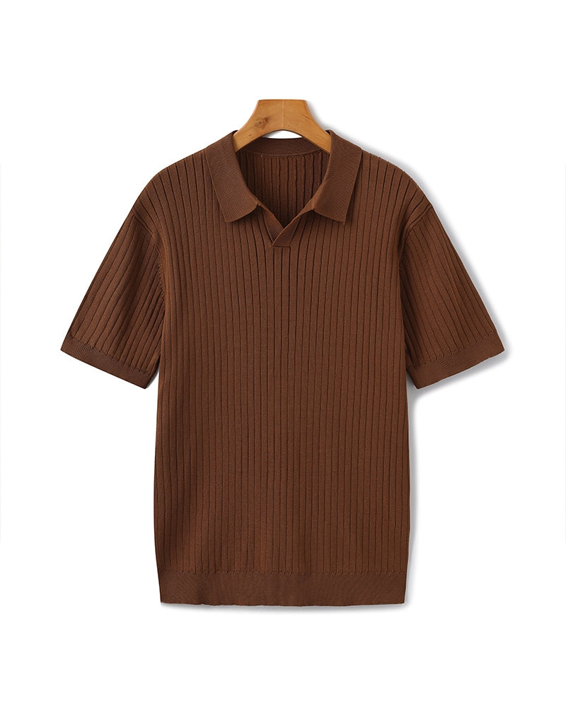 Premium Ribbed Polo — Avelmontis