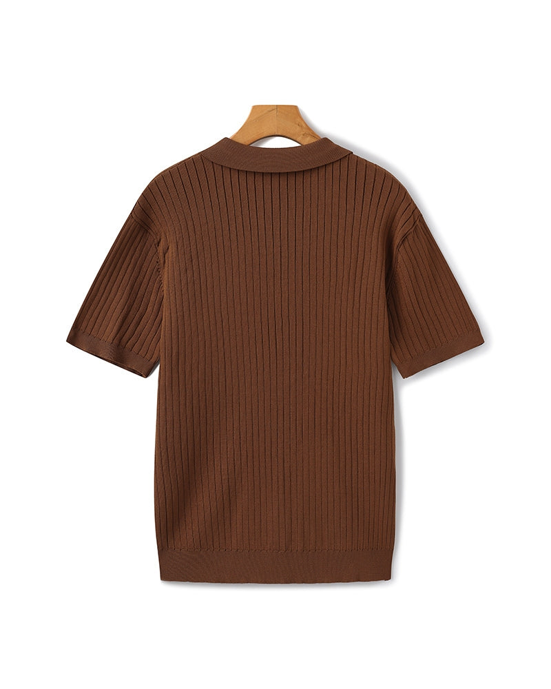 Premium Ribbed Polo — Avelmontis