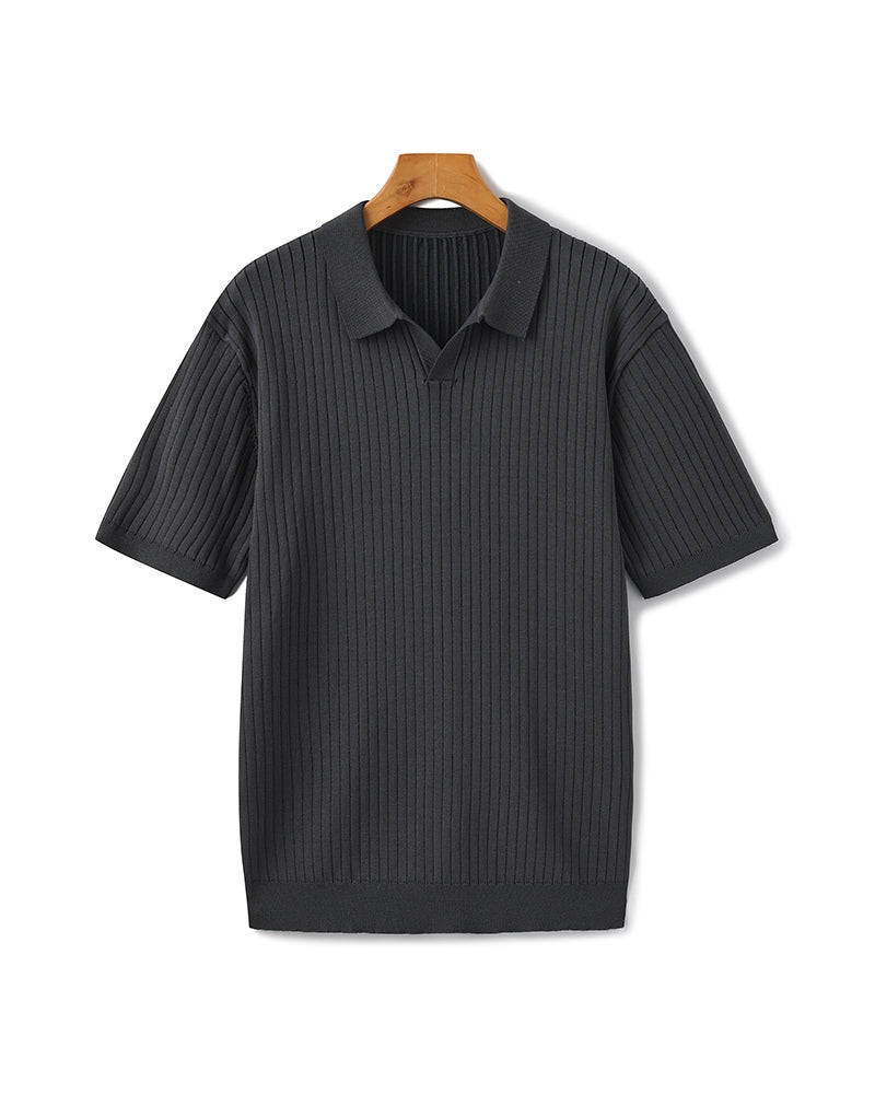 Premium Ribbed Polo — Avelmontis