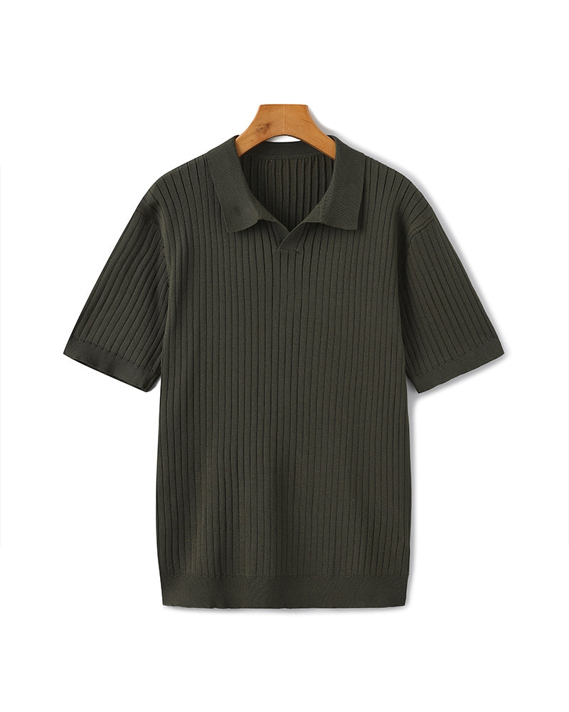 Premium Ribbed Polo — Avelmontis