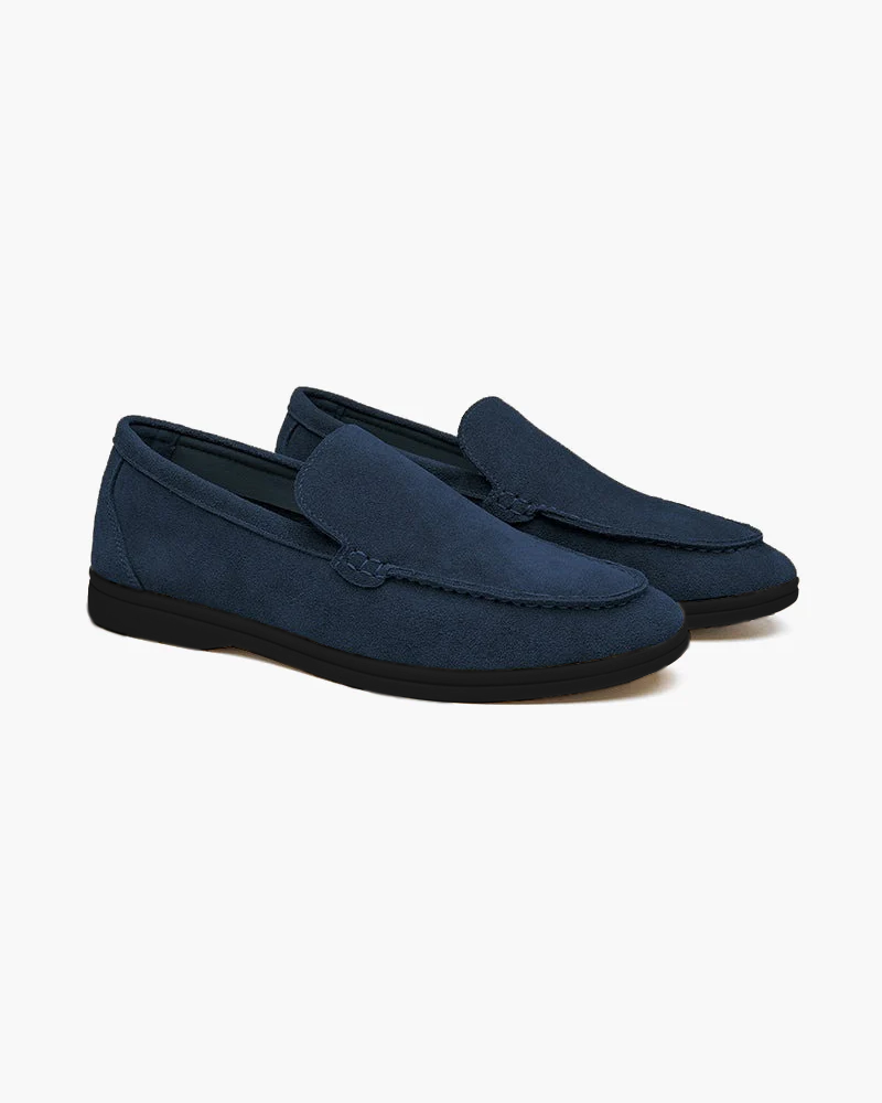Premium Suede Loafers - Black Soles — Avelmontis