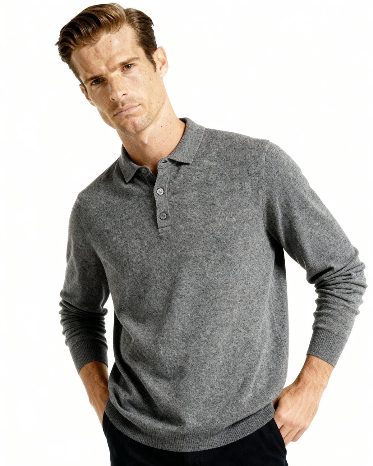 100% Cashmere Polo | Bellmont Society