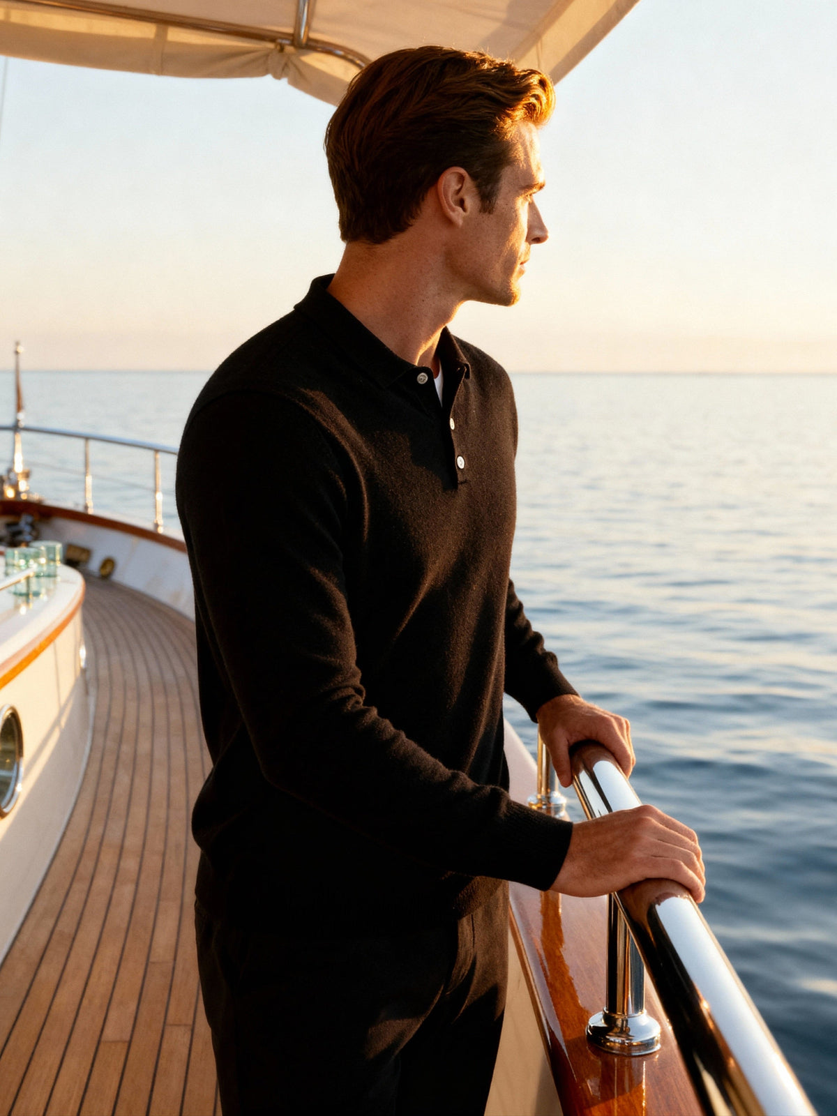 100% Cashmere Polo | Bellmont Society