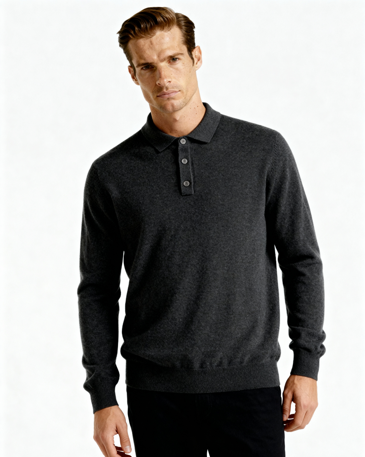 100% Cashmere Polo | Bellmont Society
