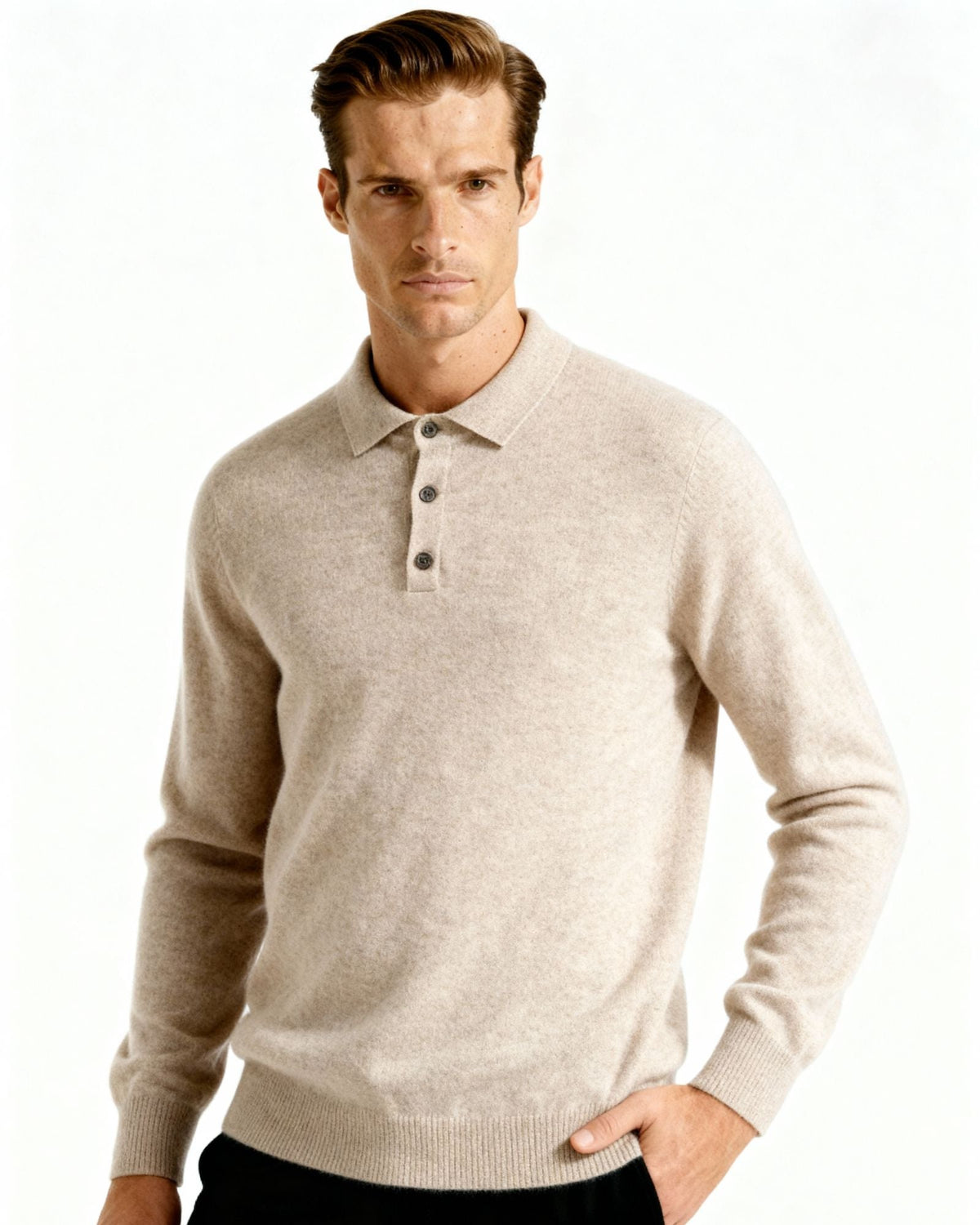100% Cashmere Polo | Bellmont Society