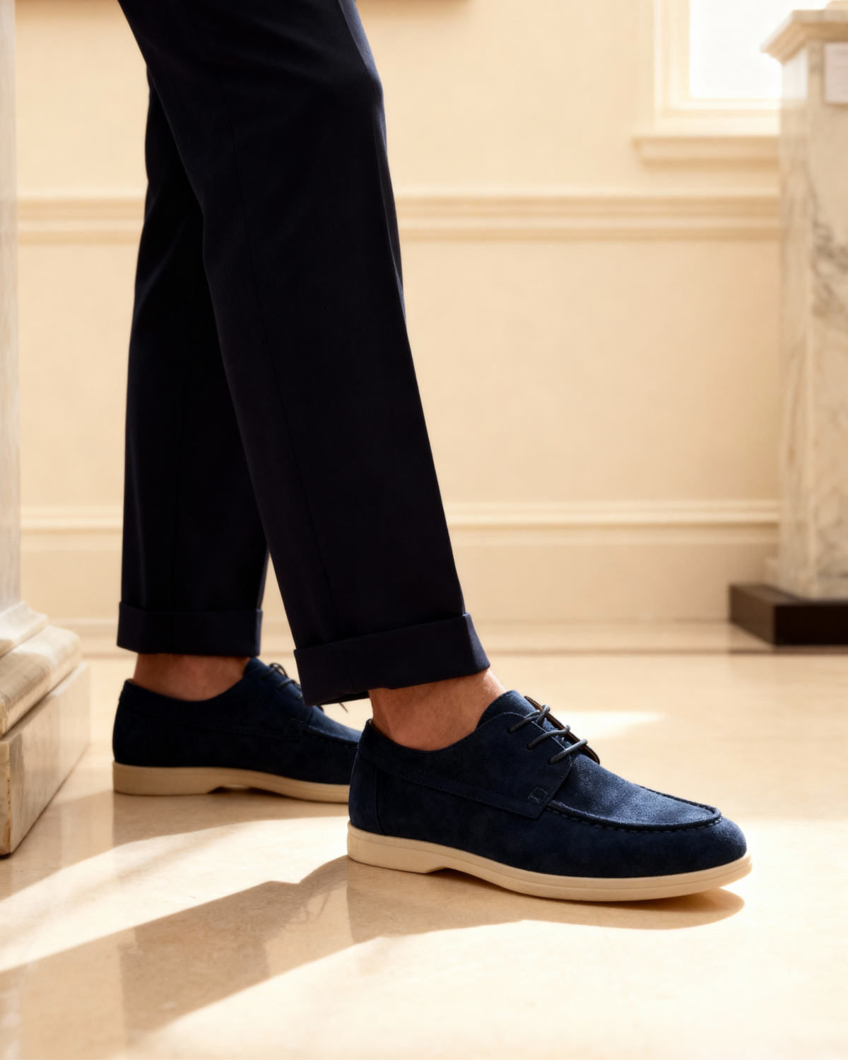Premium Suede Lace Shoes — Avelmontis