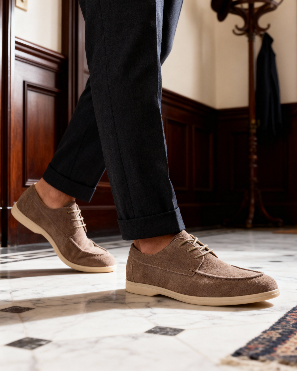 Premium Suede Lace Shoes — Avelmontis