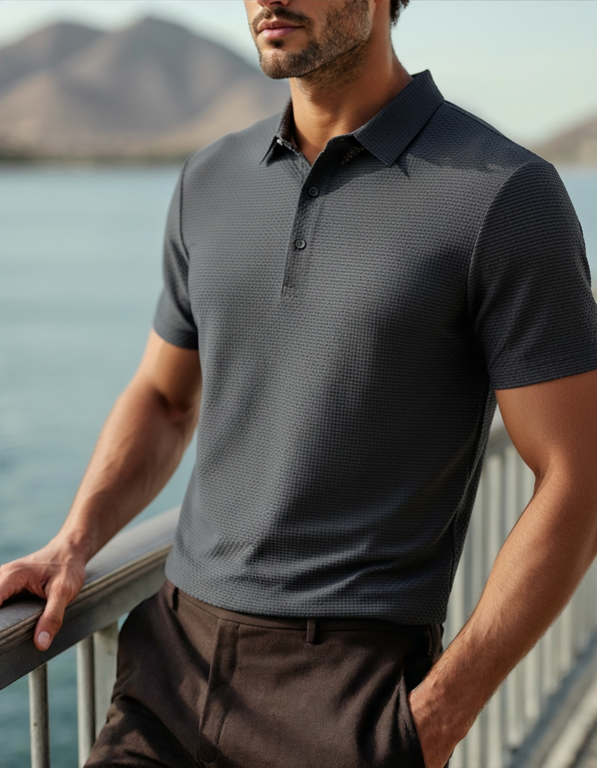 Prestigio Silk Polo (Anti-Wrinkle) — Avelmontis