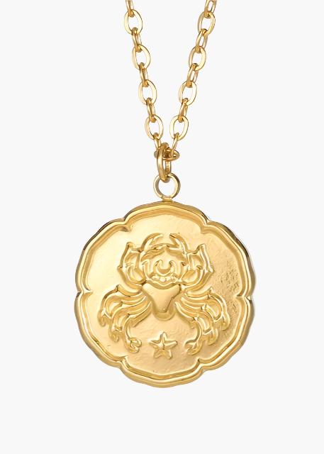 Zodiac Sign Necklace - Gold - Montierri