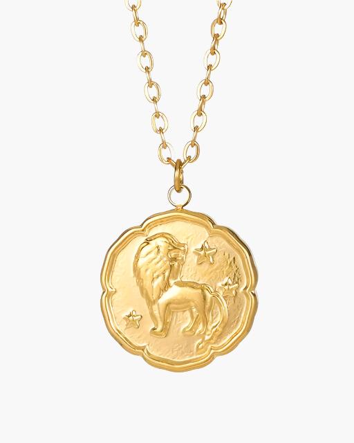 Zodiac Sign Necklace - Gold - Montierri