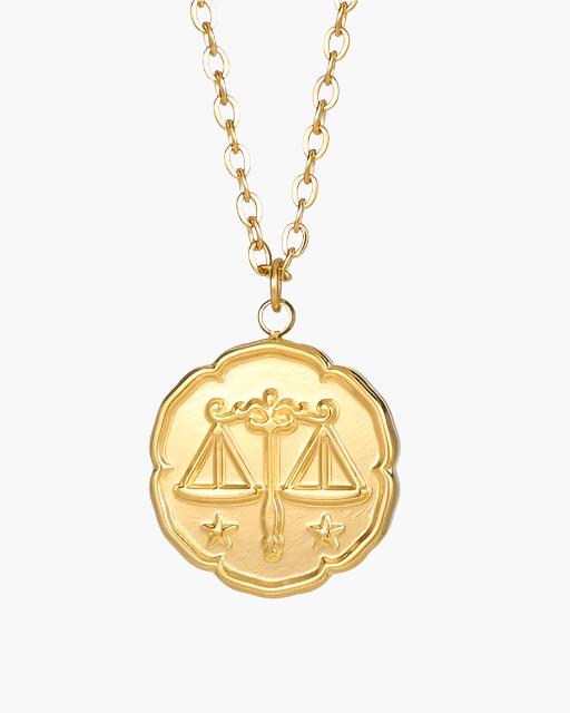 Zodiac Sign Necklace - Gold - Montierri