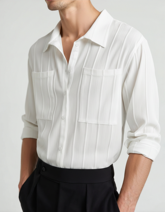 ST Tropez Ribbed Shirt - Montierri