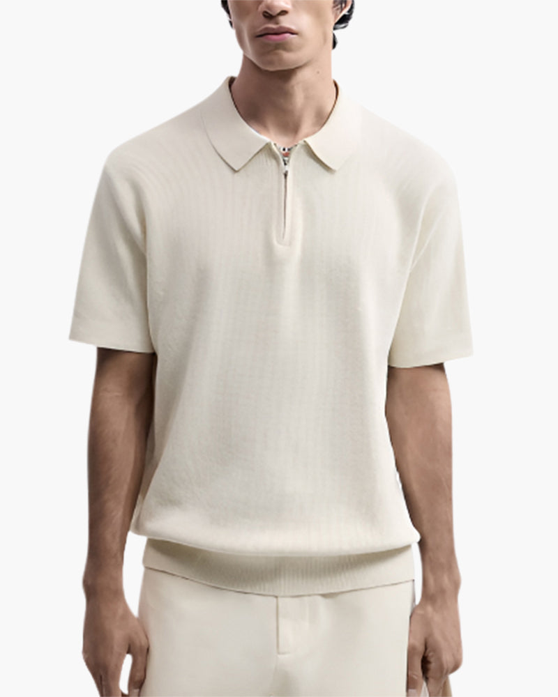 Marbella Zip Up Polo — Avelmontis