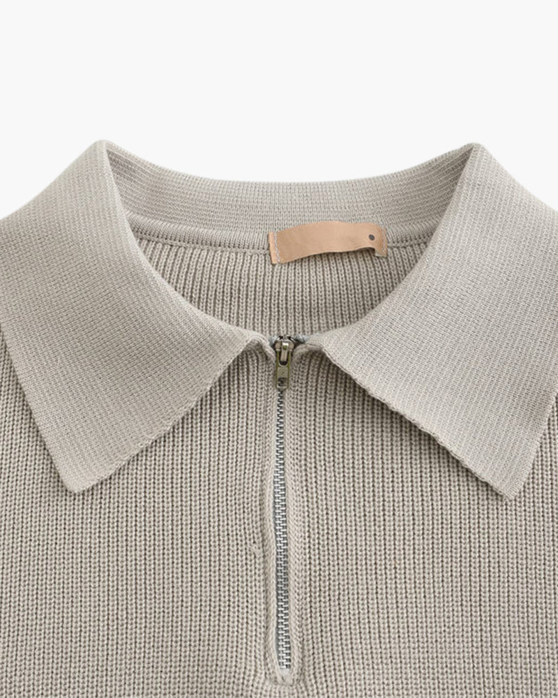 Cesare Half Zip Sweater | Bellmont Society