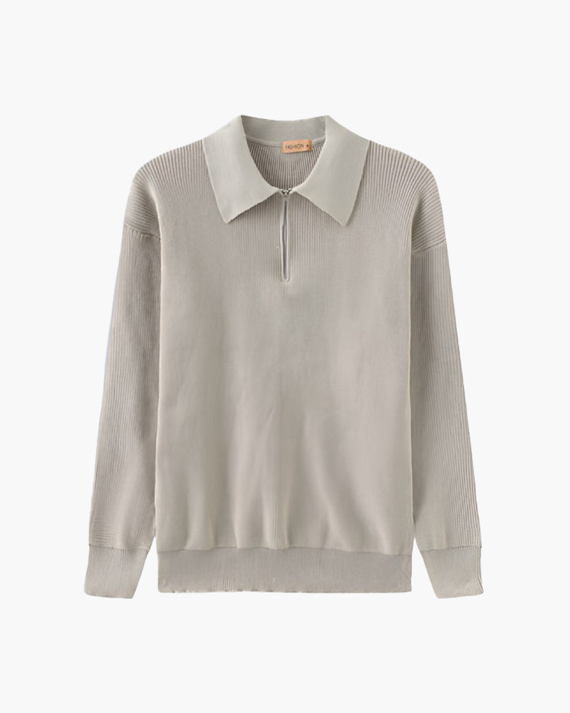 Cesare Half Zip Sweater | Bellmont Society