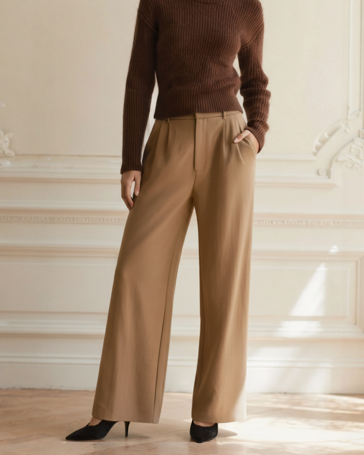 Serena Wide-Leg Trousers - Montierri