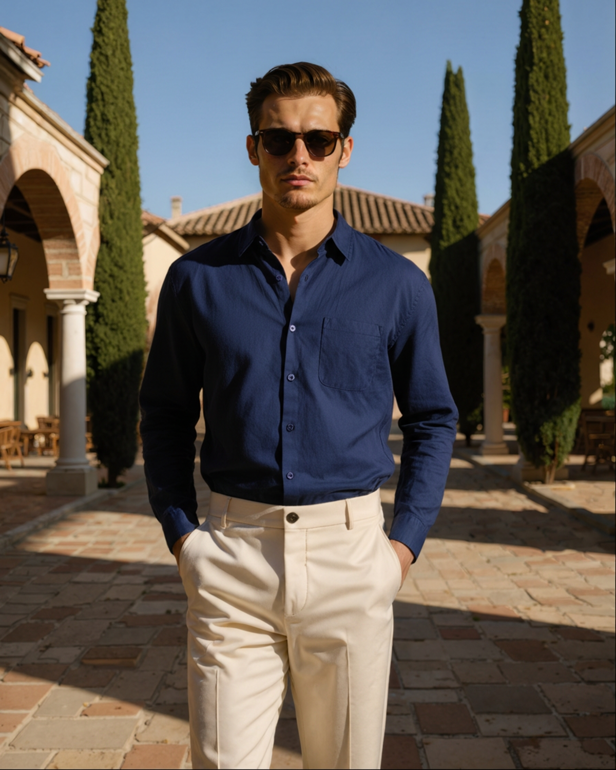 Cape Town - 100% Linen Shirt | Bellmont Society