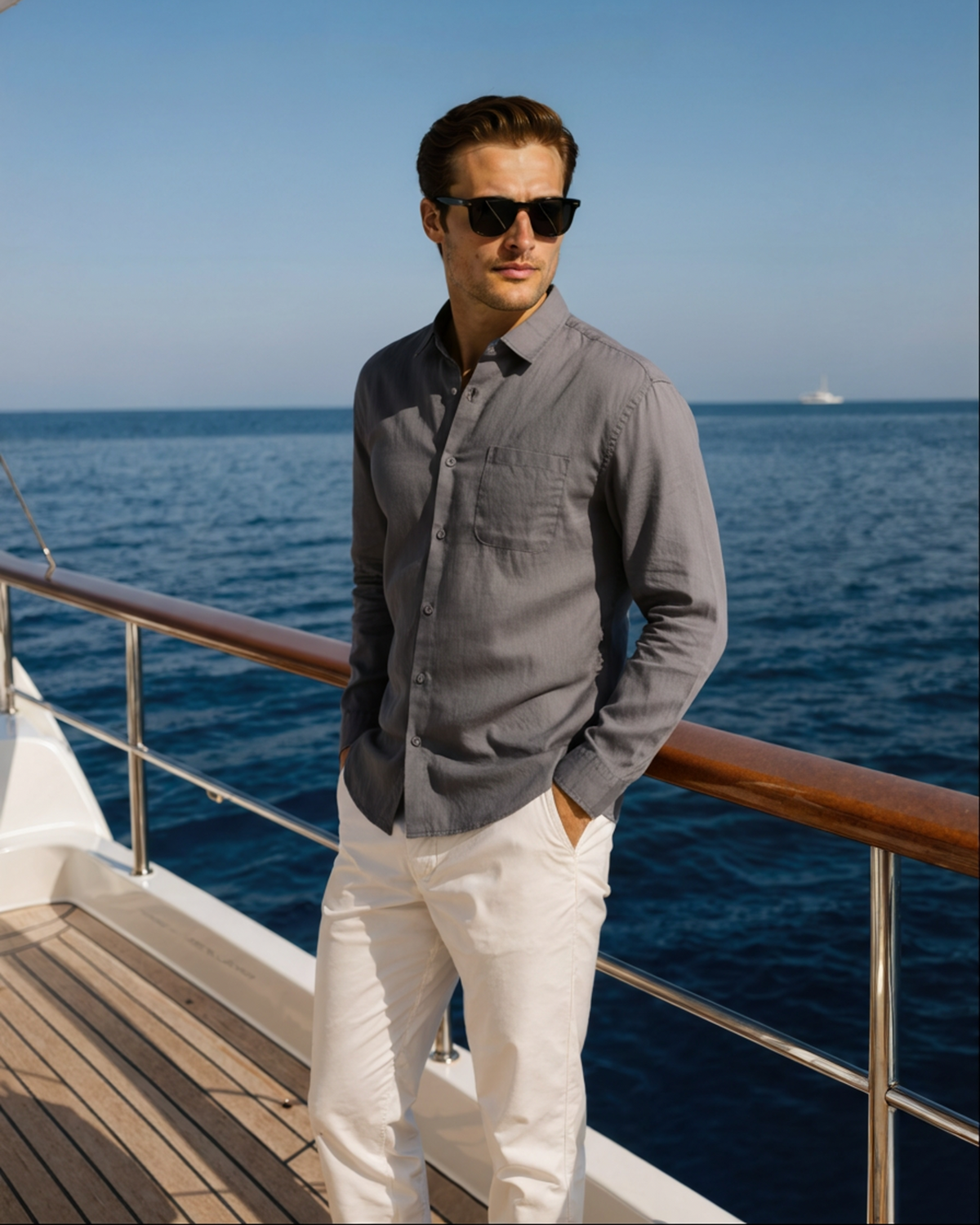 Cape Town - 100% Linen Shirt | Bellmont Society