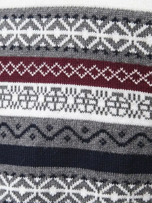 Half Zip Knit Pullover Sweater — Avelmontis