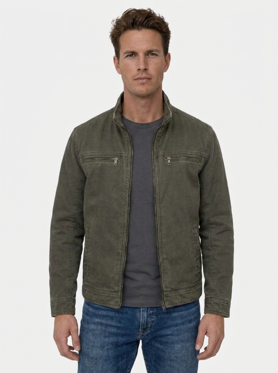 Valmont Vintage Olive Field Jacket - Montierri