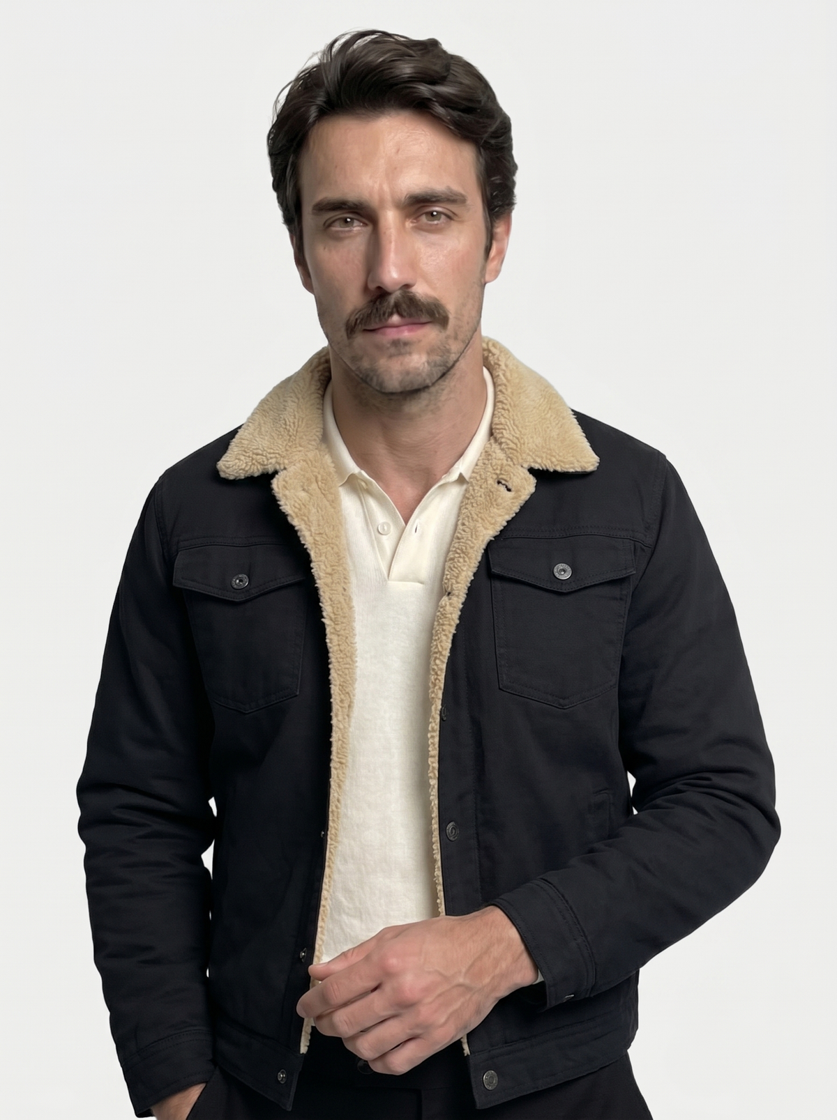 Vintage Fleece Bomber Jacket - Montierri