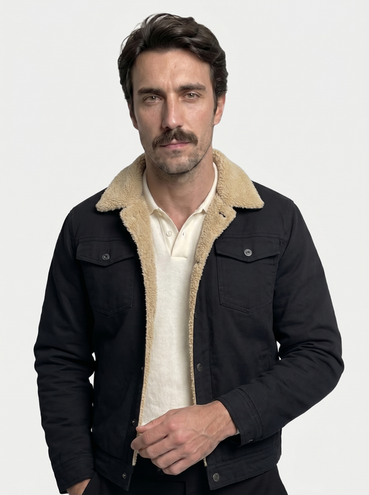 Vintage Fleece Bomber Jacket - Montierri