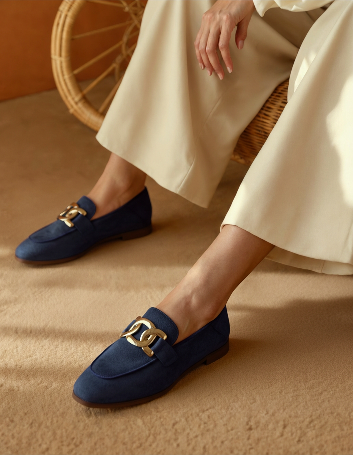 Duchess Loafers Suede | Bellmont Society