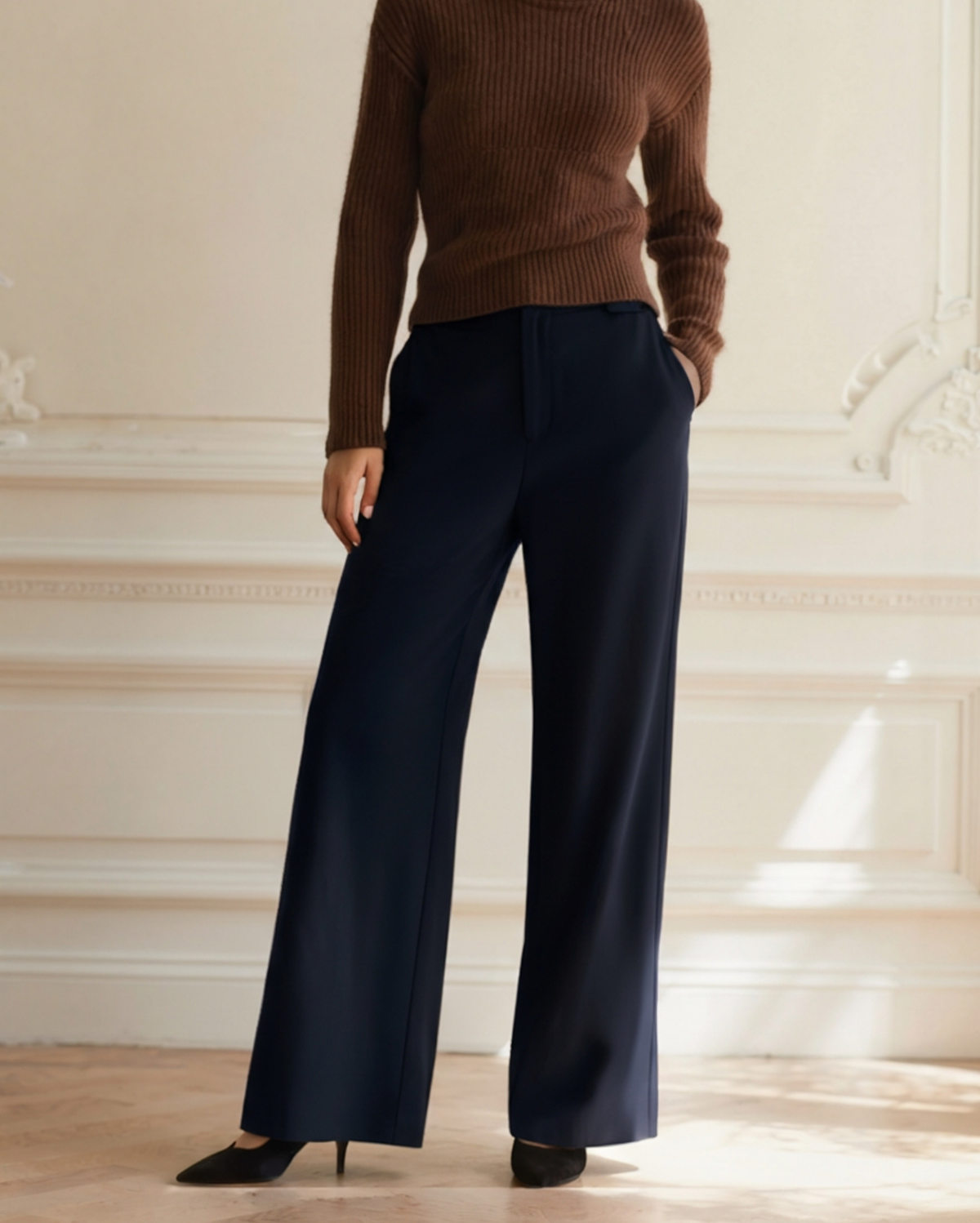 Serena Wide-Leg Trousers - Montierri
