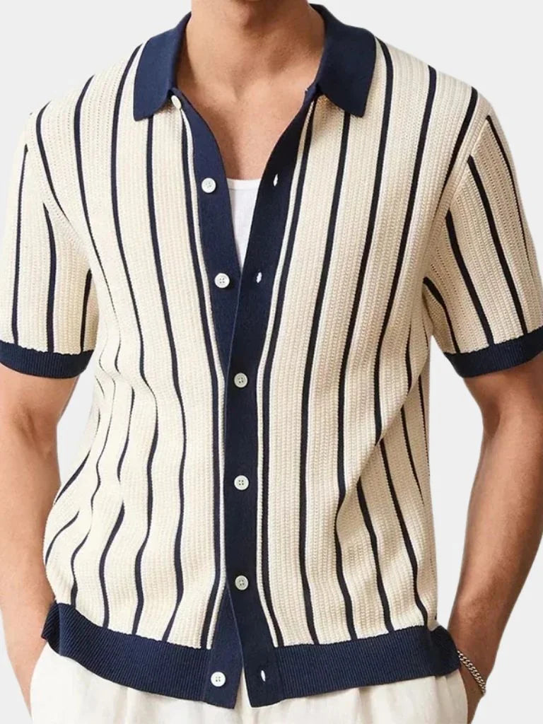 Atlantic Frame Knit Polo | Bellmont Society