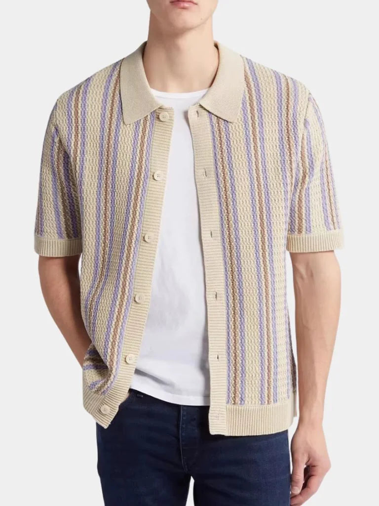 Atlantic Frame Knit Polo | Bellmont Society