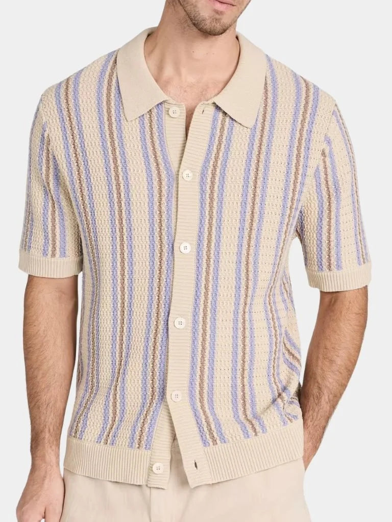 Atlantic Frame Knit Polo | Bellmont Society