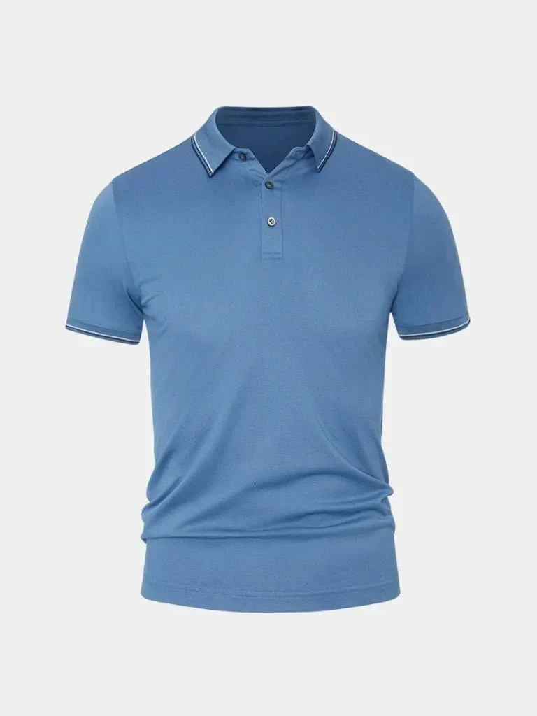 Azure Classic Polo | Bellmont Society
