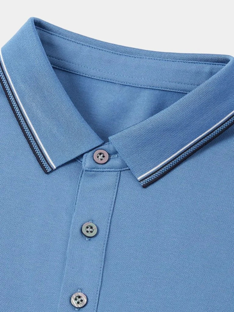 Azure Classic Polo | Bellmont Society