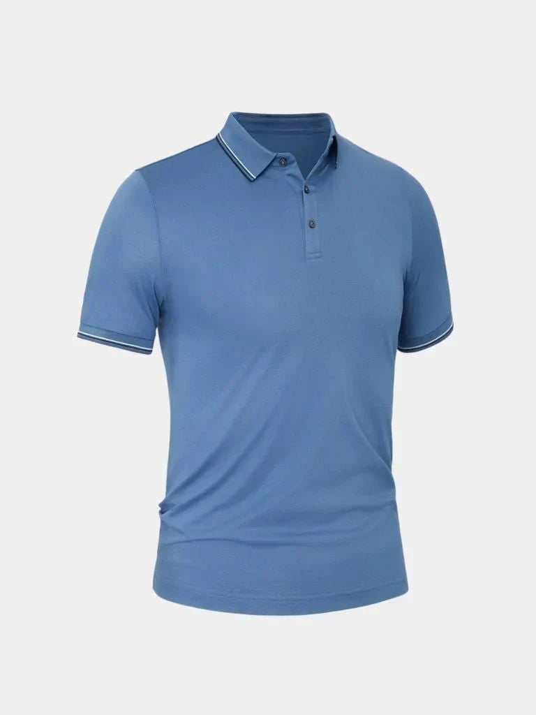 Azure Classic Polo | Bellmont Society