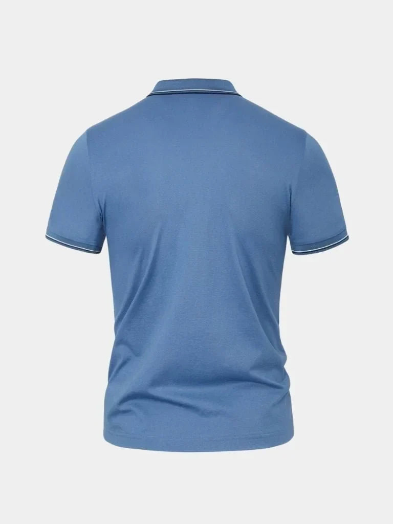 Azure Classic Polo | Bellmont Society
