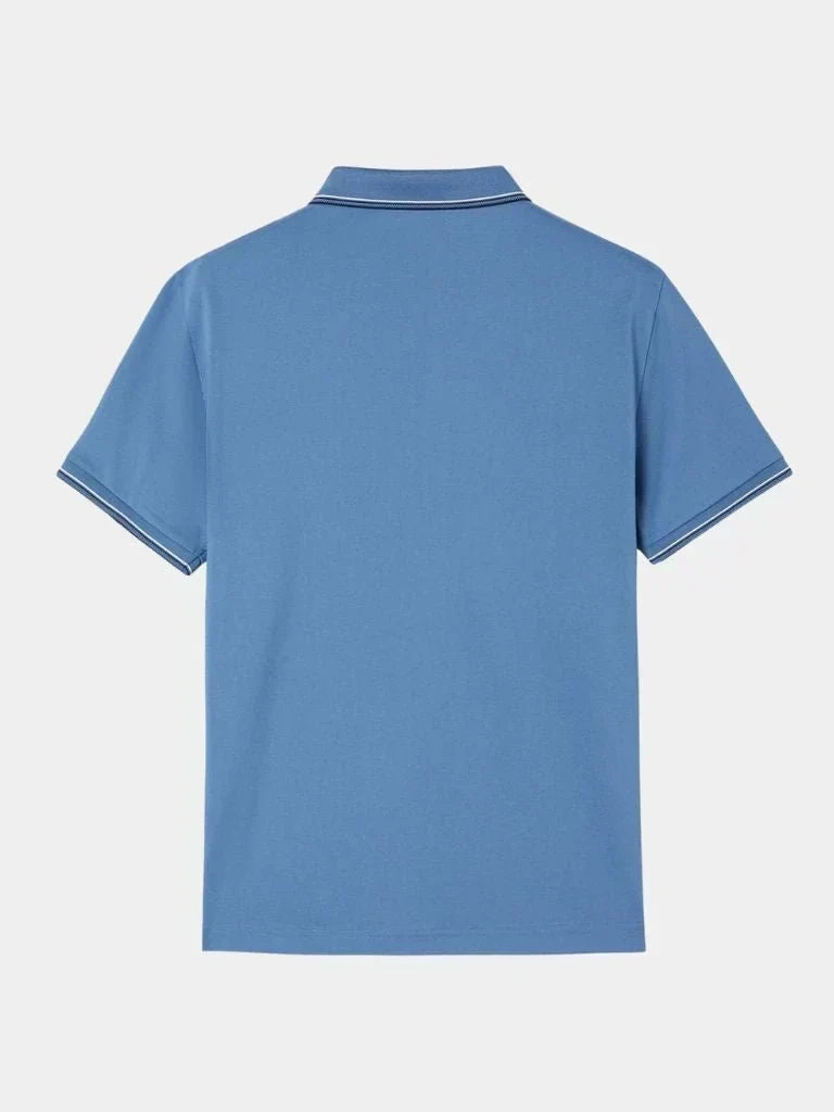 Azure Classic Polo | Bellmont Society