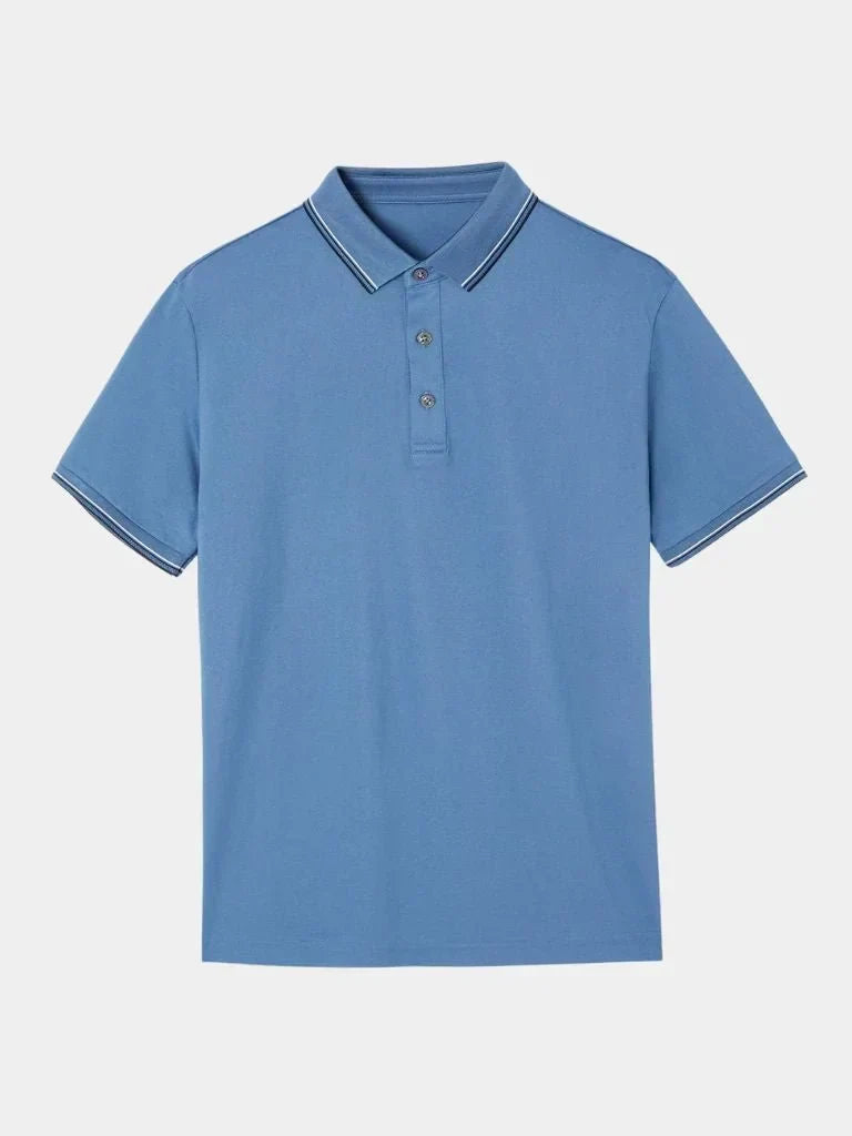 Azure Classic Polo | Bellmont Society