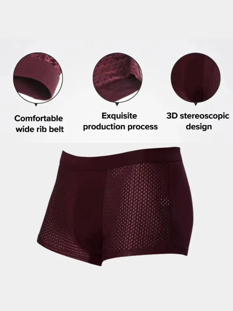 Bamboo Fiber Boxer Shorts - All-Day Comfort | Bellmont Society