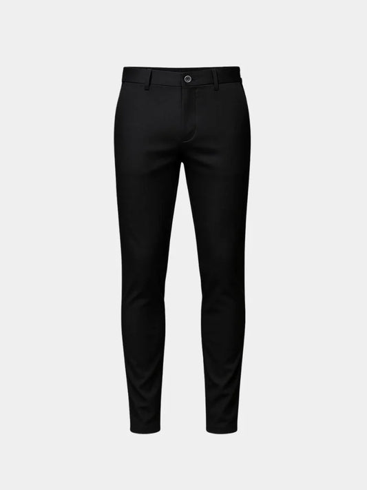 Bamboo Fiber Minimalist Straight Trousers | Bellmont Society