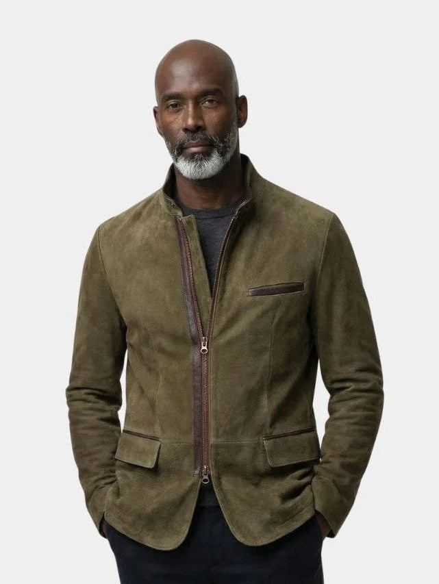 Bearstone Suede Field Jacket | Bellmont Society