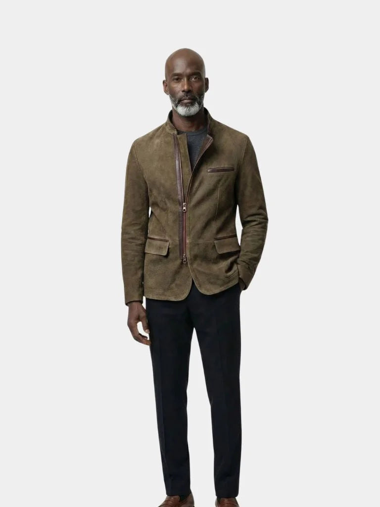 Bearstone Suede Field Jacket | Bellmont Society