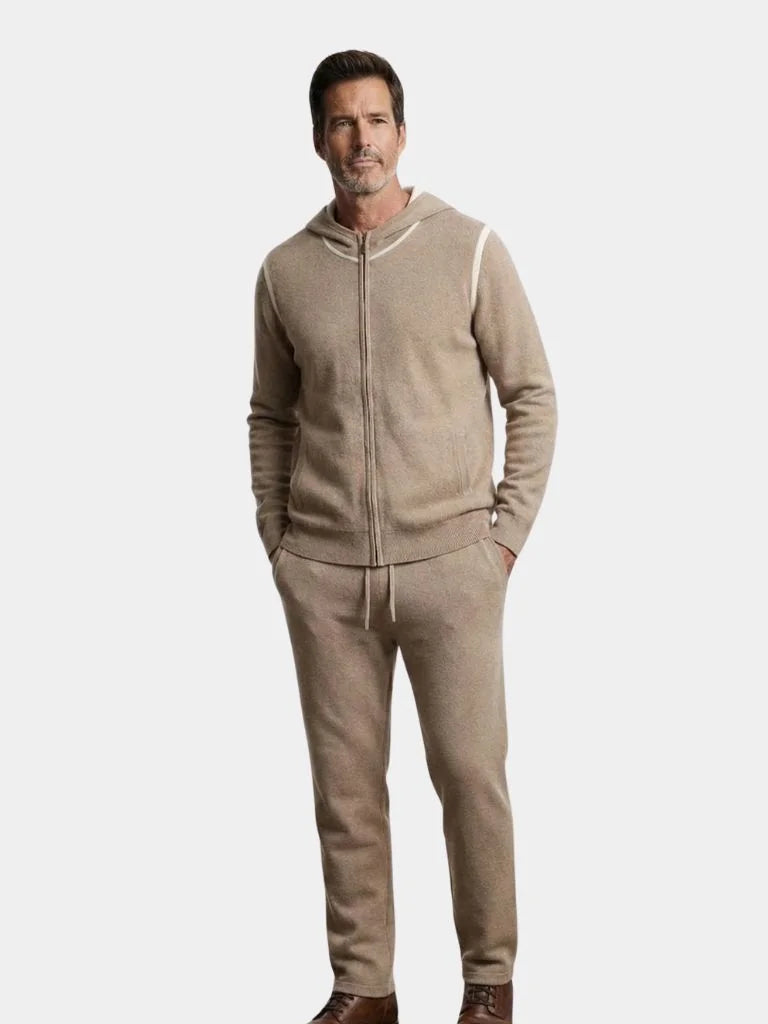 Belvoir Taupe Cashmere Set | Bellmont Society