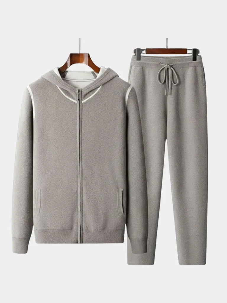 Belvoir Taupe Cashmere Set | Bellmont Society